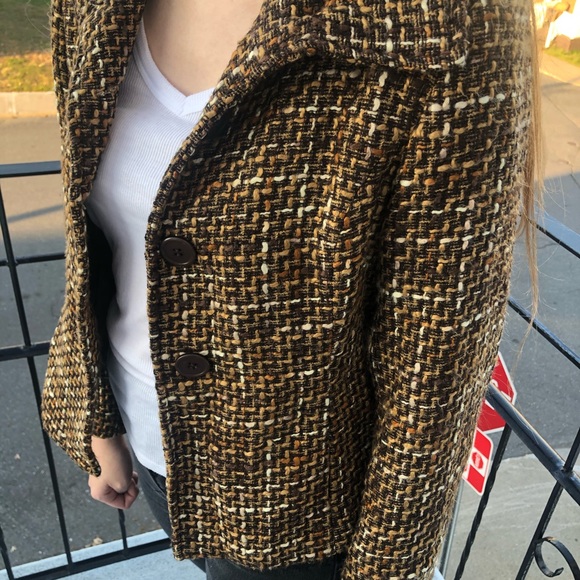 VINTAGE Fall Textured Jacket Fashion 🔥💯 Petites - Picture 4 of 10